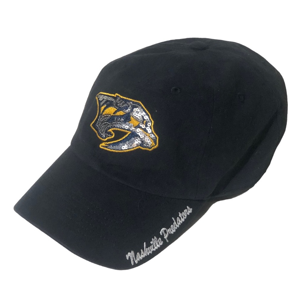 Nashville Predators Sequined Baseball Cap - Picture 2 of 11